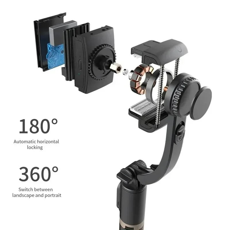 Q08 Mobile Gimbal Stabilizer Selfie Stick Tripod - Nexol Frame