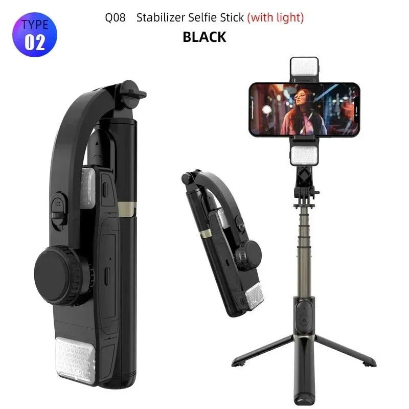 Q08 Mobile Gimbal Stabilizer Selfie Stick Tripod - Nexol Frame