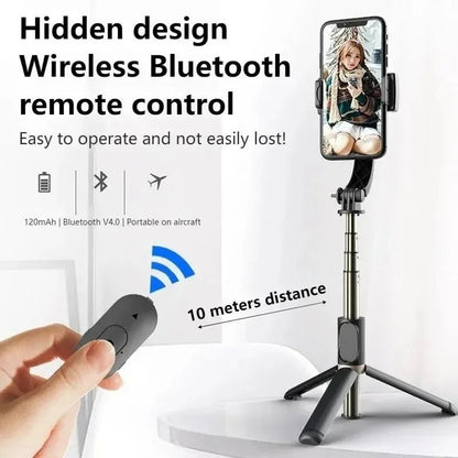 Q08 Mobile Gimbal Stabilizer Selfie Stick Tripod - Nexol Frame